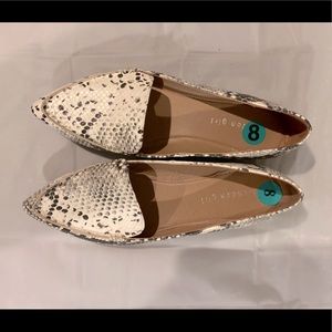 Madden Girl Faux Snake Flat